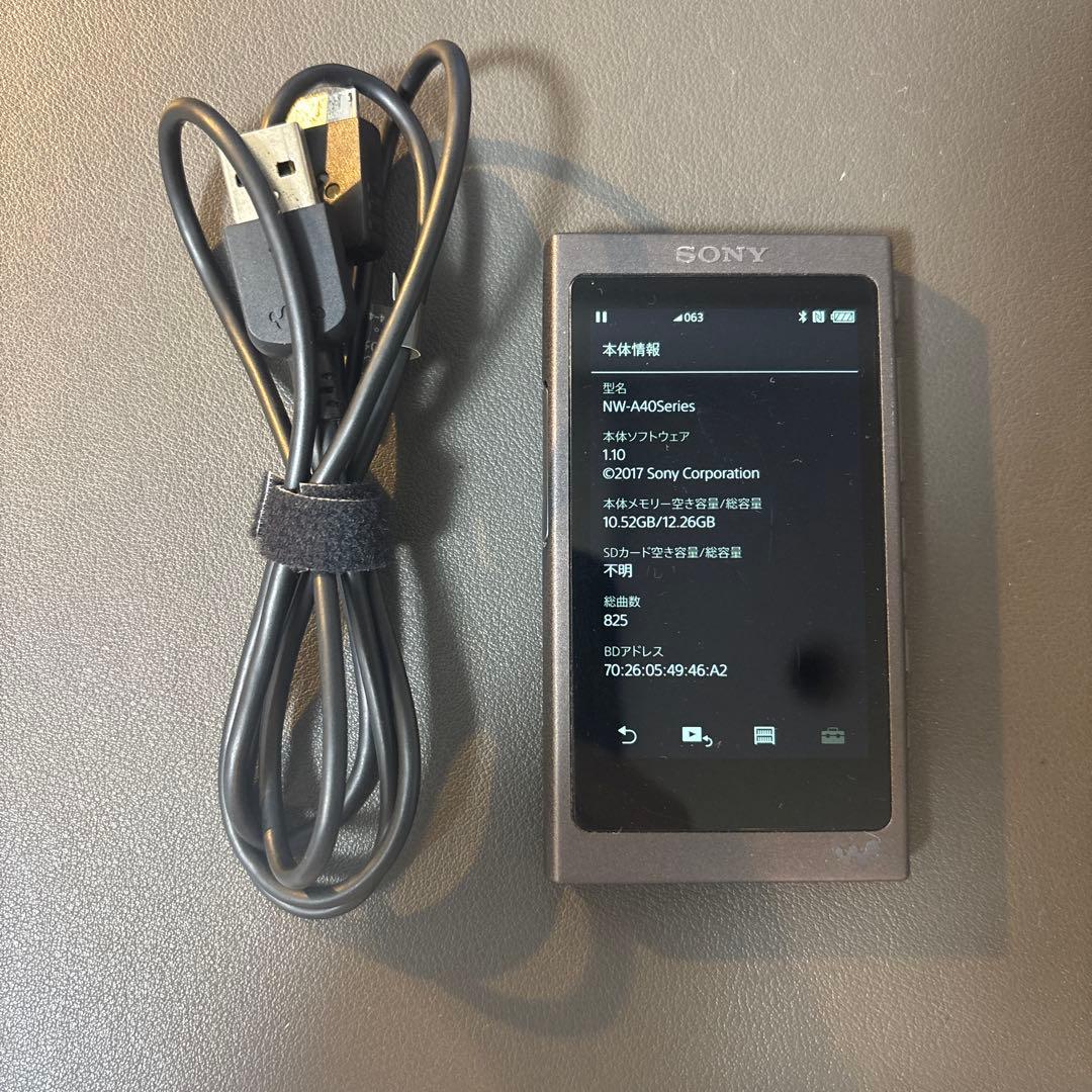 ポータブルプレーヤー SONY NW-A40Series