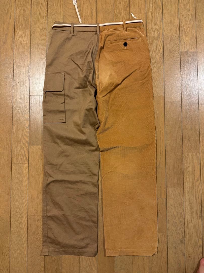 MARNI ワークパンツ コーデュロイツートン