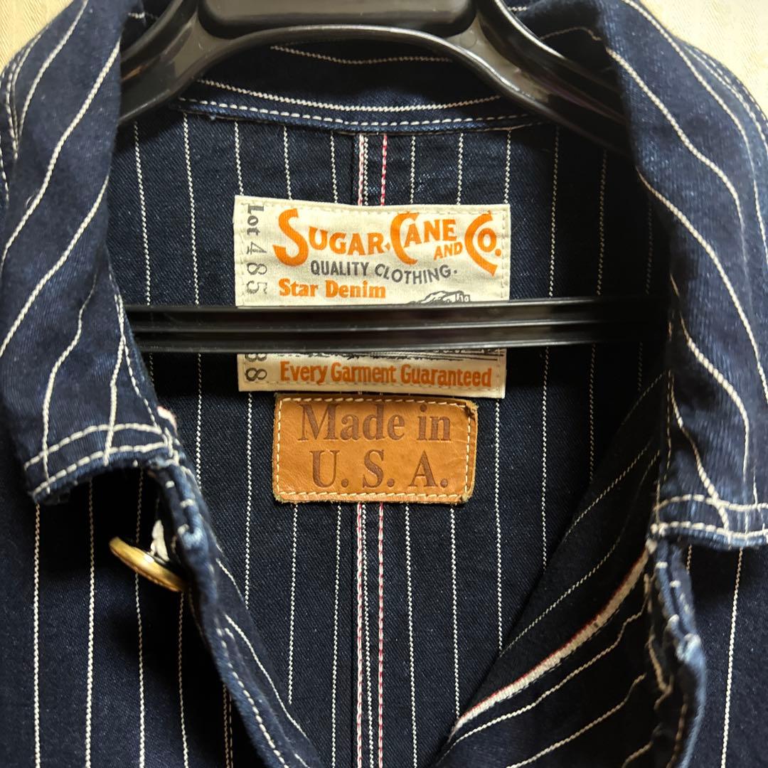 sugarcane ウォバッシュストライプ アメリカ製 カバーオールLOT485