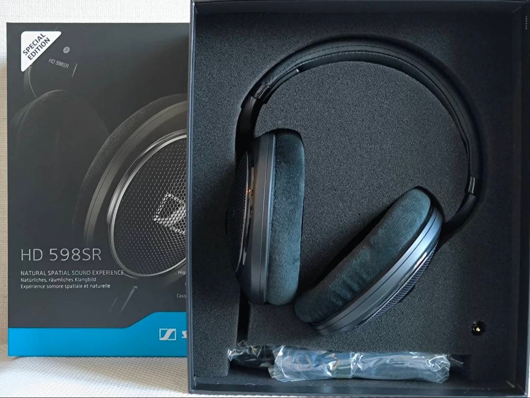 【美品】ゼンハイザー ヘッドホン オープン型 HD 598 SR【国内正規品】