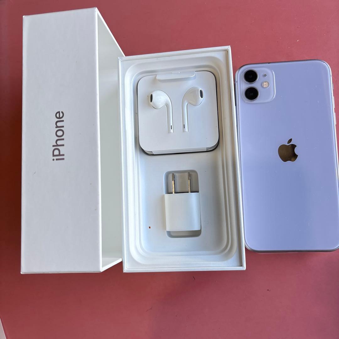 iPhone11 64GB パープル　美品
