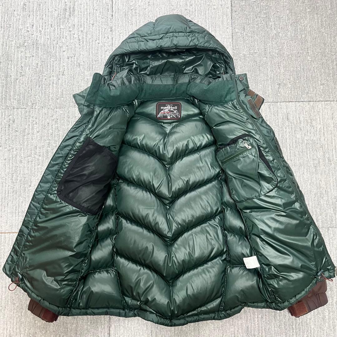 激レア 韓国限定 mont-bell モンベル ダウンジャケット グリーン M