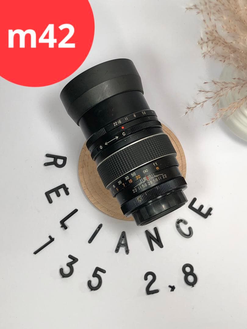 レア　RELIANCE 135mm f2.8 m42マウント
