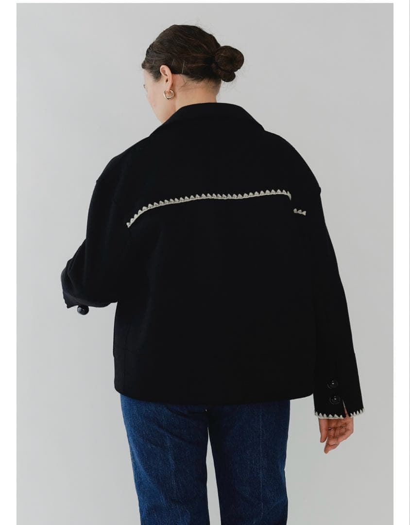 yori ハマグリウールショートコート【2025AW】