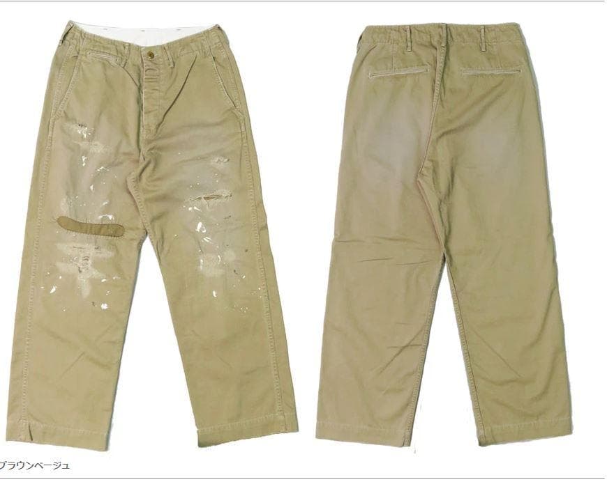 フルカウント FULLCOUNT 1201HW 41カーキ チノパンツ 32
