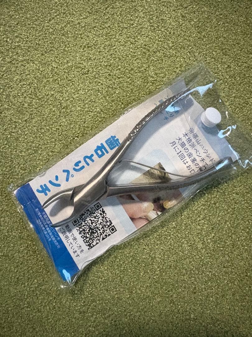 犬用歯石取りペンチ ステンレス製