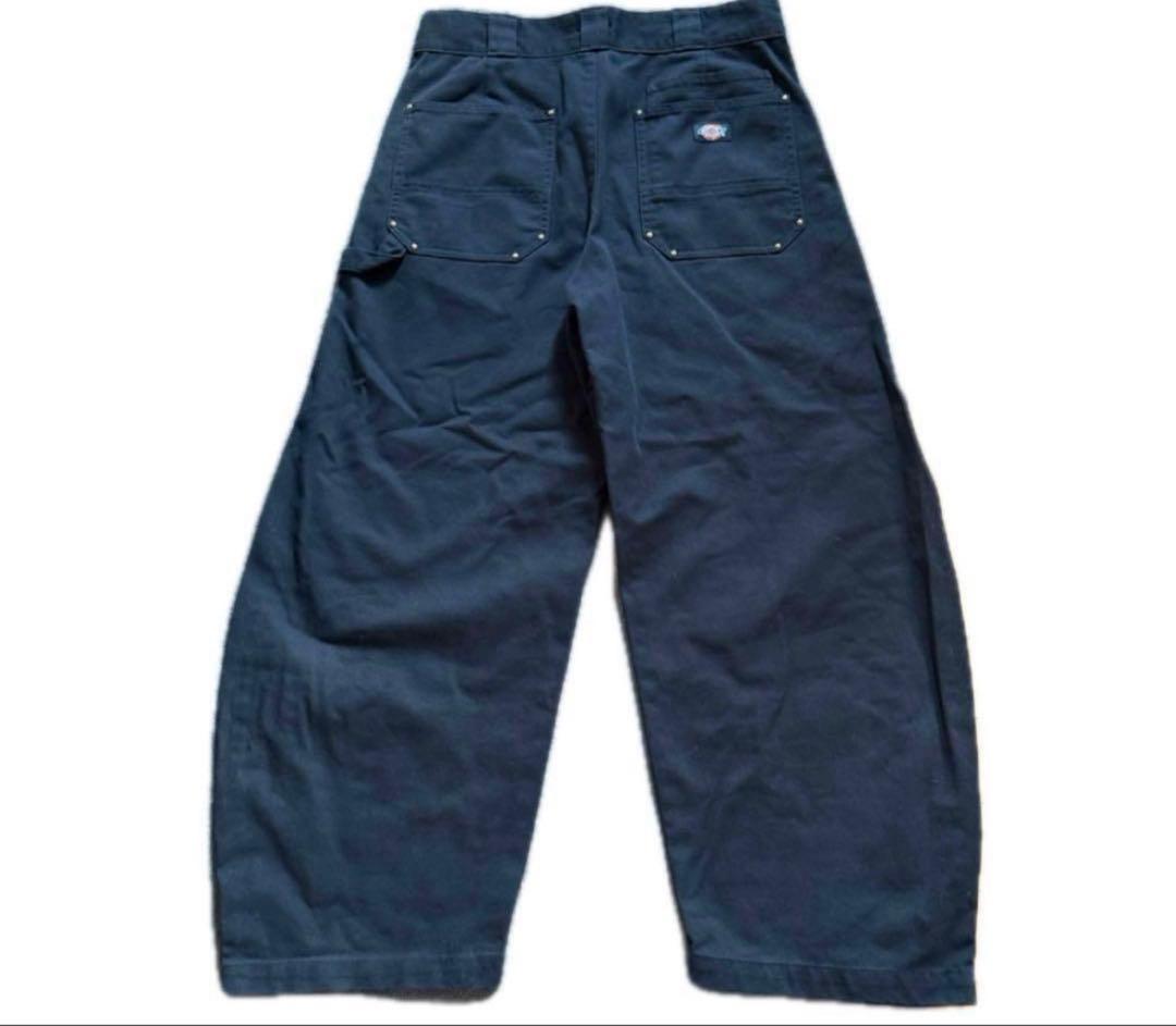 9090 Dickies コラボ バギーチノパンツ ブラック M