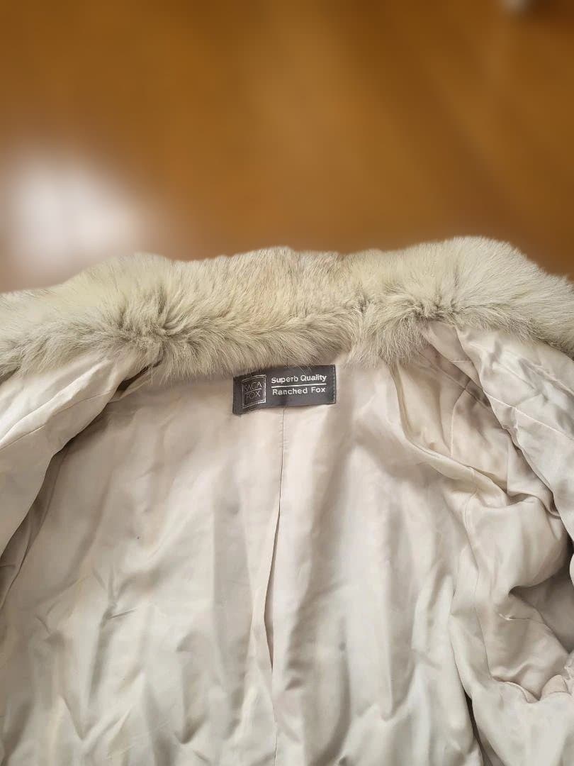 SAGA FOX　ファーコート　11号　シルバータグ