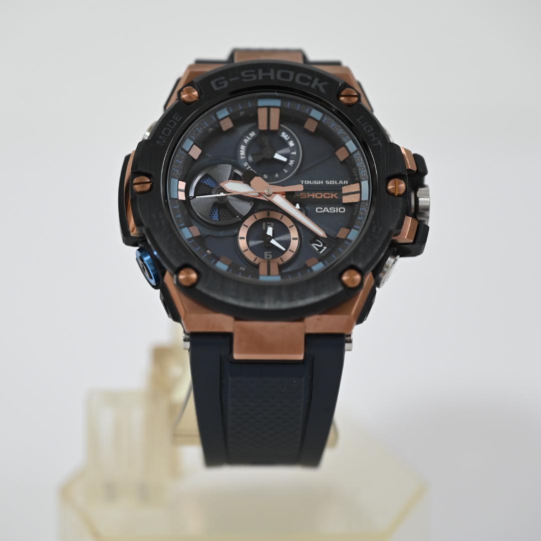 CASIO G-SHOCK GST-B100G-2A タフソーラー 美品 箱付き