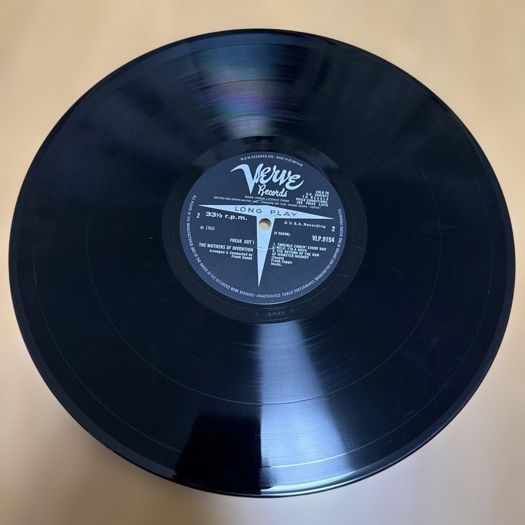【UKオリジナルモノラル版】Frank Zappa - Freak Out!