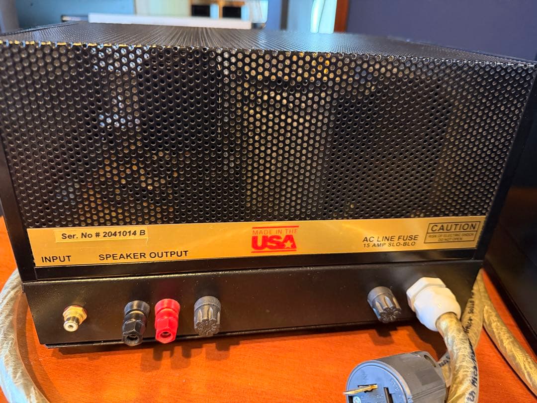 希少パワーアンプBediniClassic100 MonoAmplifiers