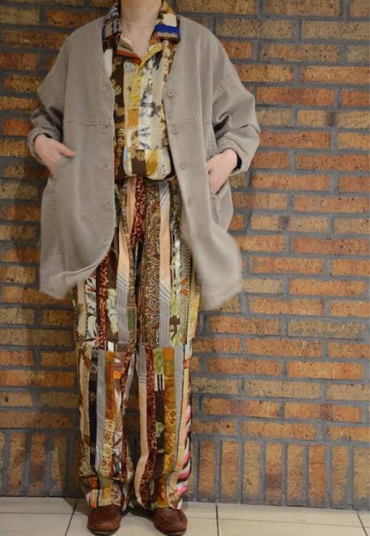 seeallシーオールReconstructed Scarf Pants再構築