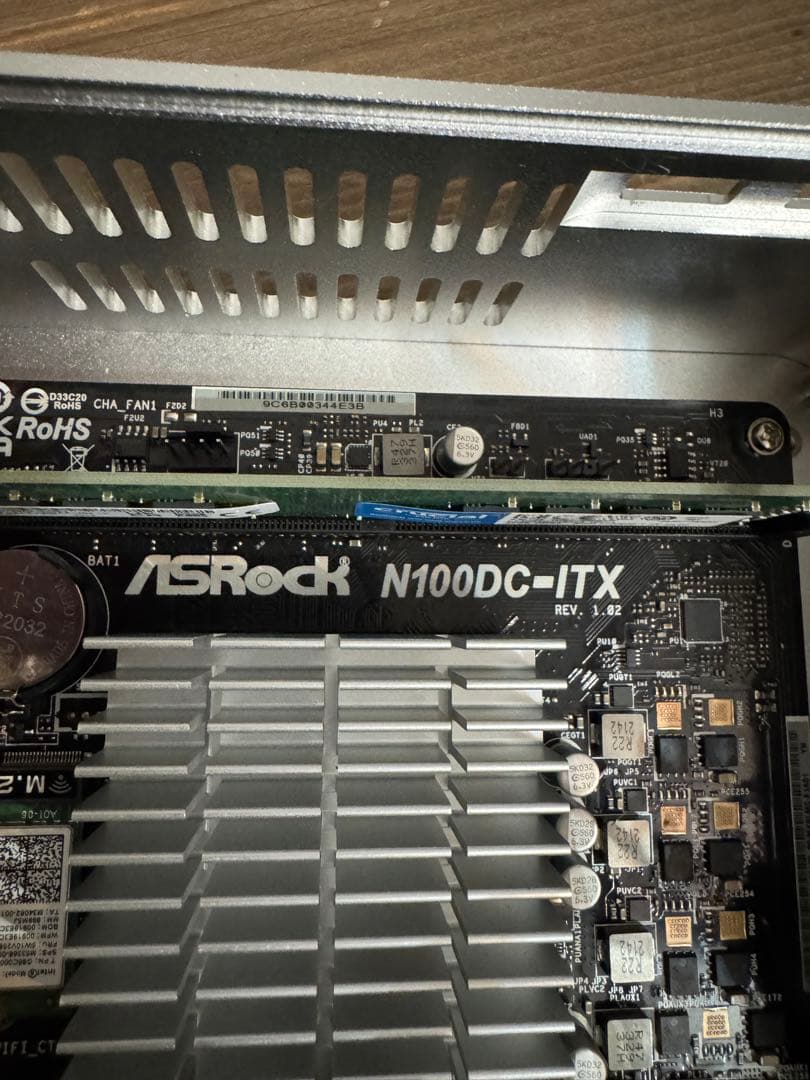 自作PC ASRock N100DC-ITX 32GB 4TB Wi-Fi 6E