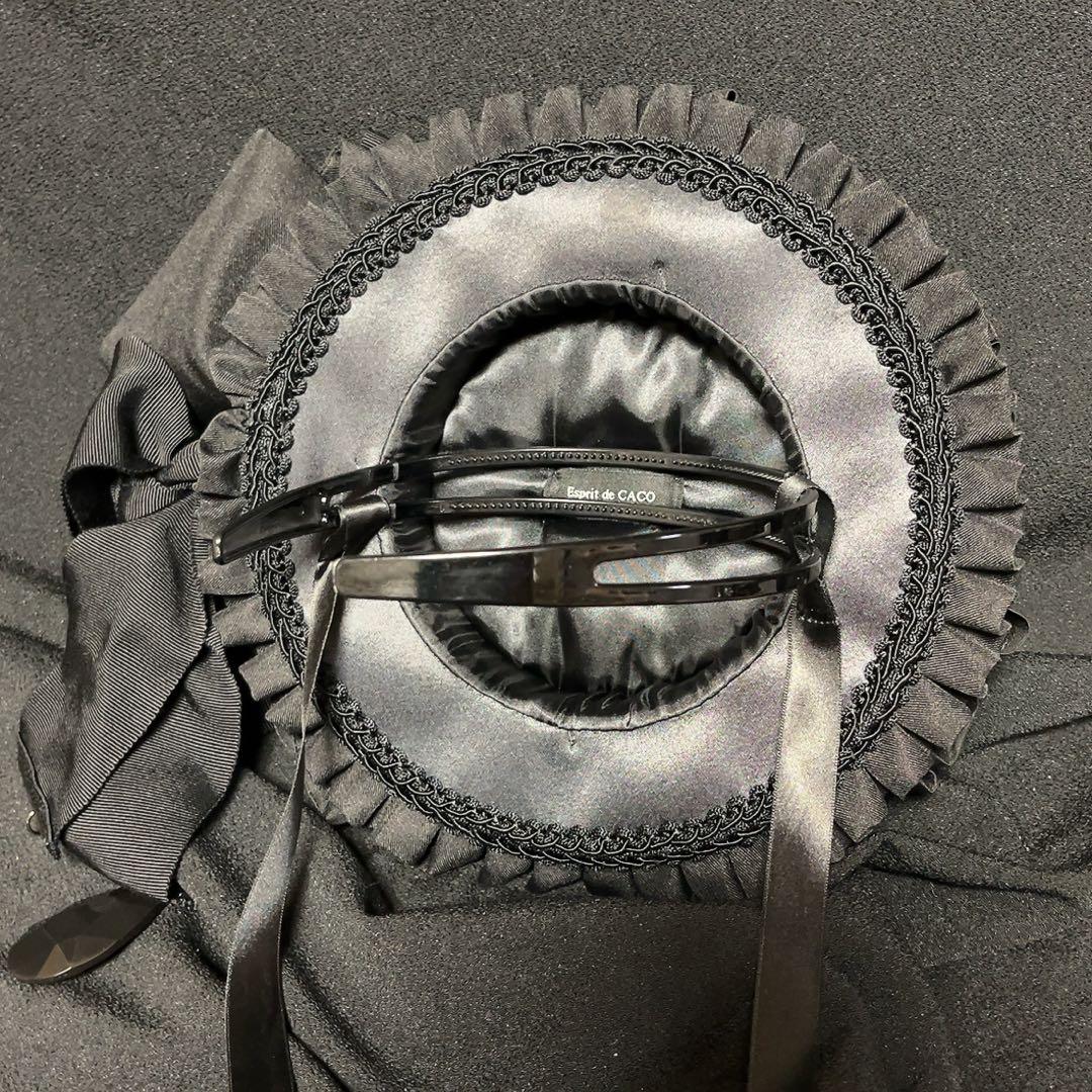 Esprit de CACO 様 ドレスハット カチューシャ リボン 付き