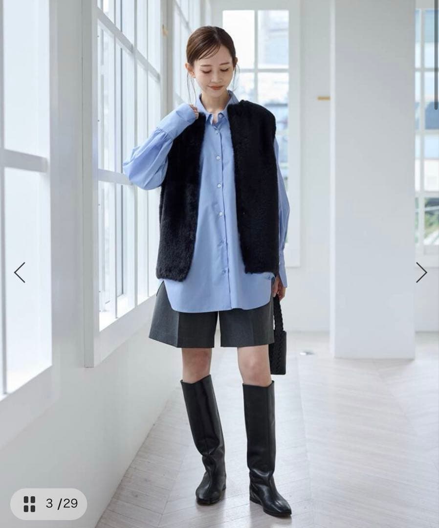 JOURNAL STANDARD☆ダブルフェイスフェザーネックベスト☆新品同様