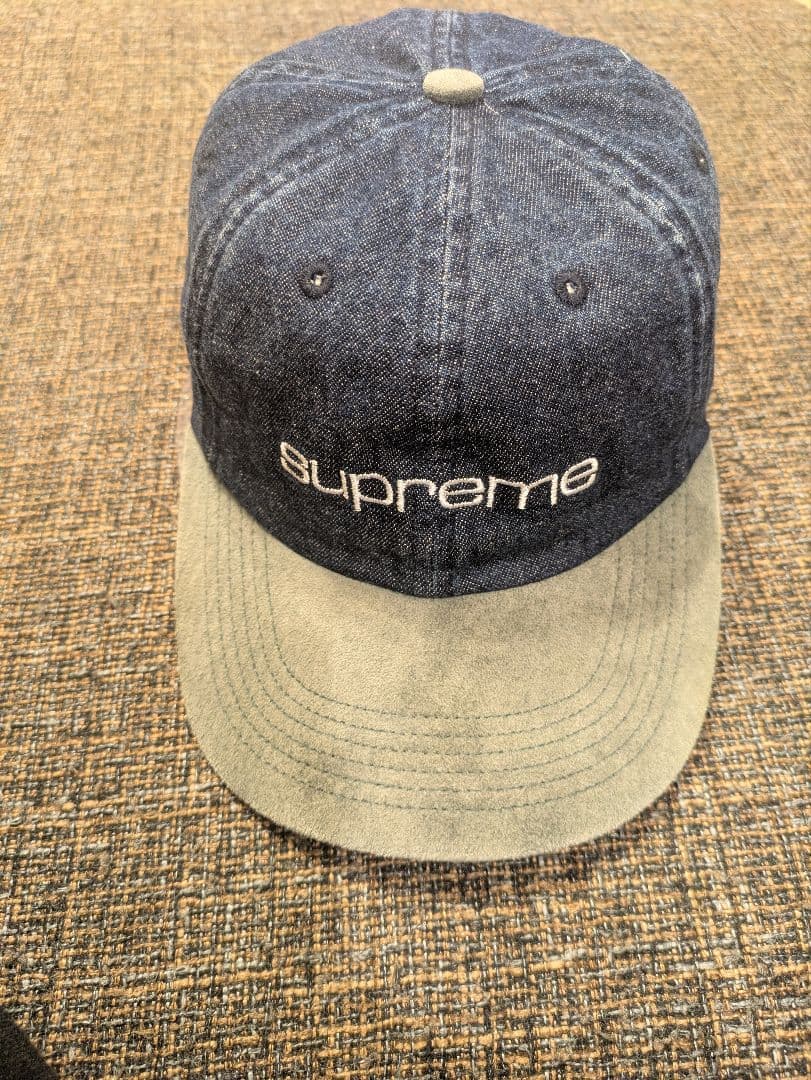 [かず]Supreme デニム ベースボールキャップ
