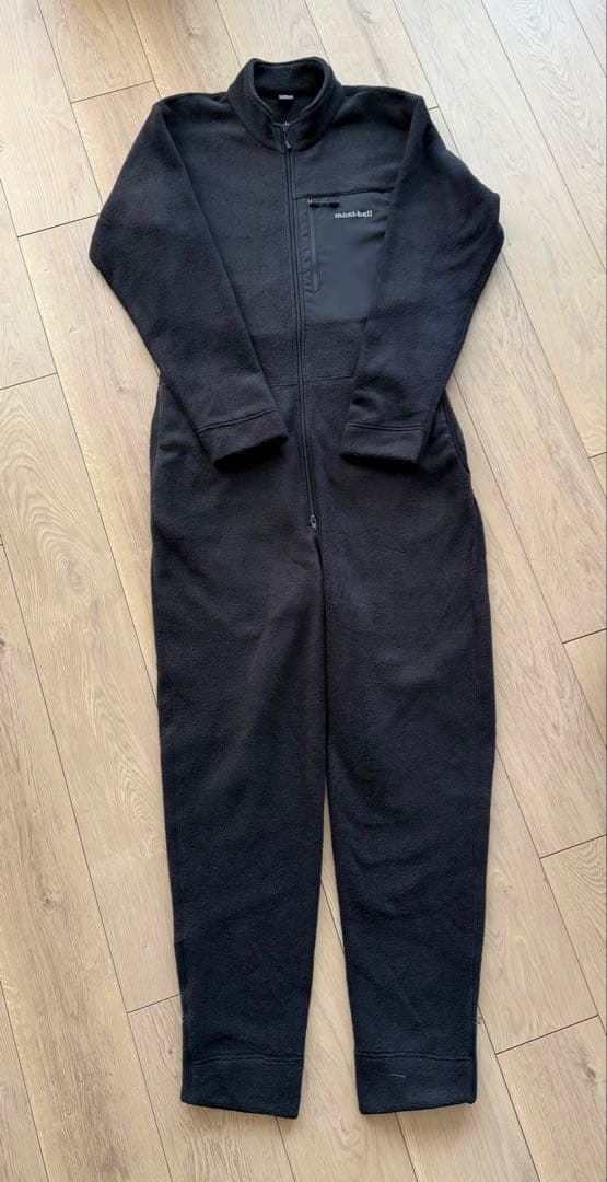 モンベル ストレッチ クリマプラスアクションワンピース男女兼用 XL ツナギ