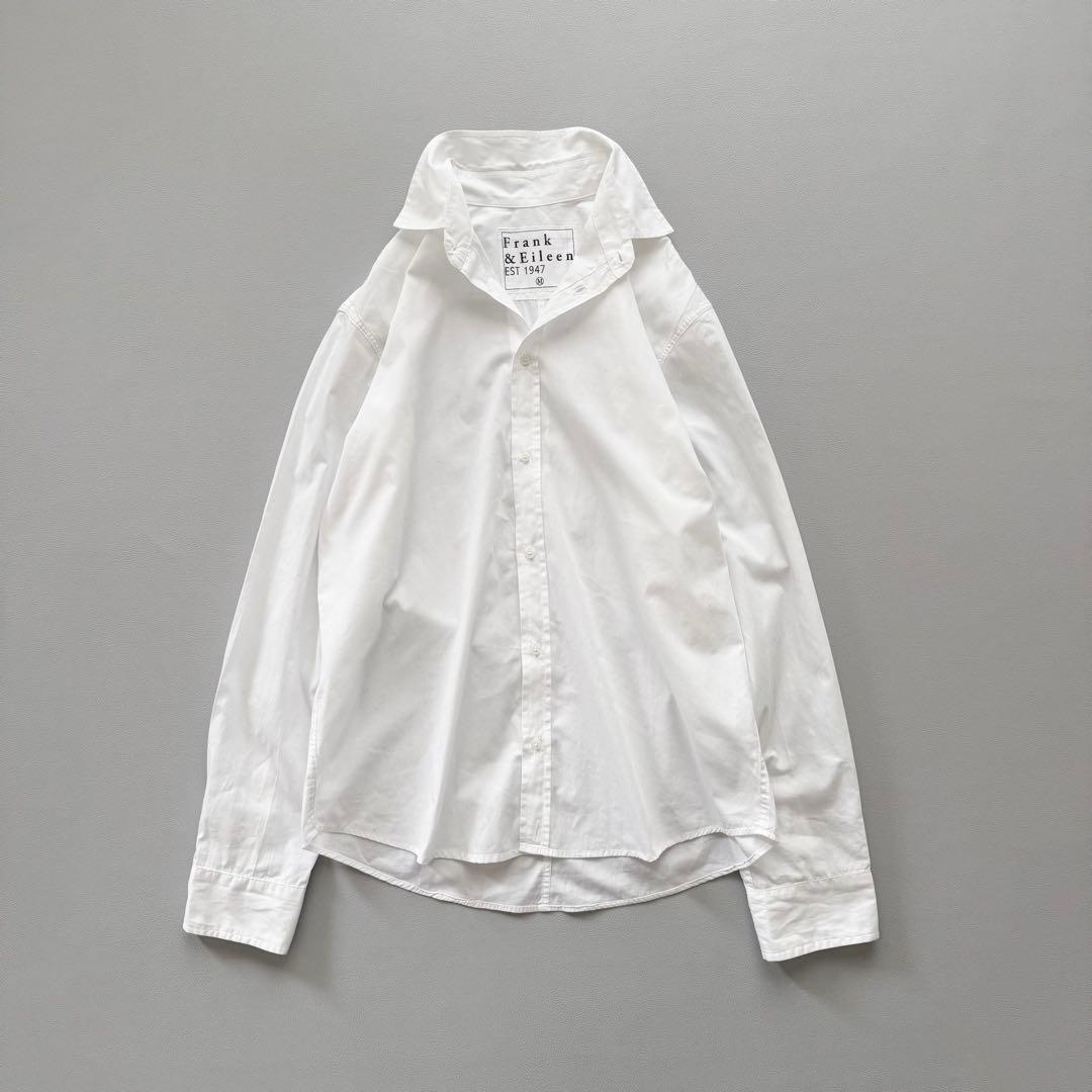 フランクアンドアイリーン Paul ホワイト Mサイズ　白シャツ　ゆったり