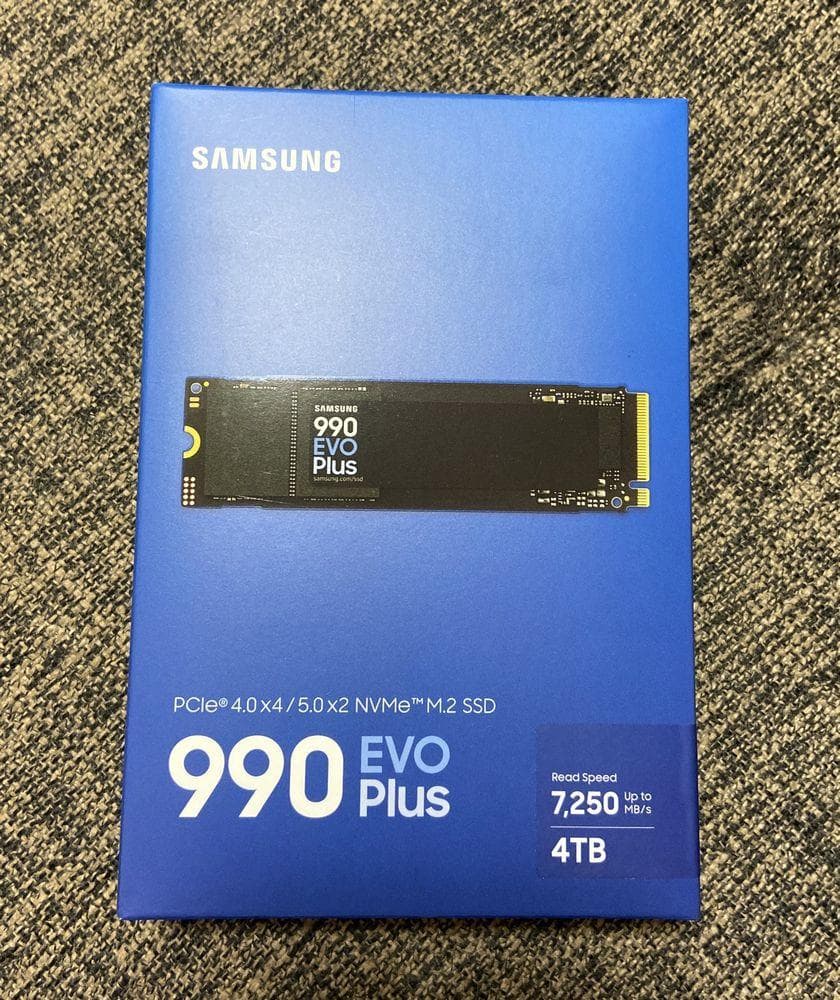 新品未開封 Samsung 990 EVO Plus 4TB NVMe SSD