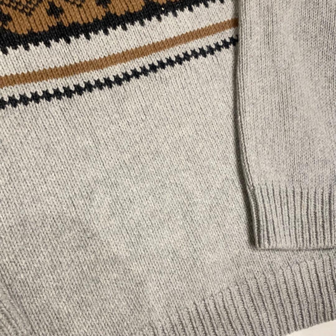 A.P.C. ノルディック柄ニットセーター アーペーセーコモリオーラリーキツネ