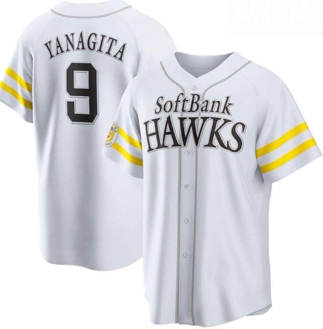 美品未着用　福岡ソフトバンクホークス 柳田悠岐 ユニフォームL