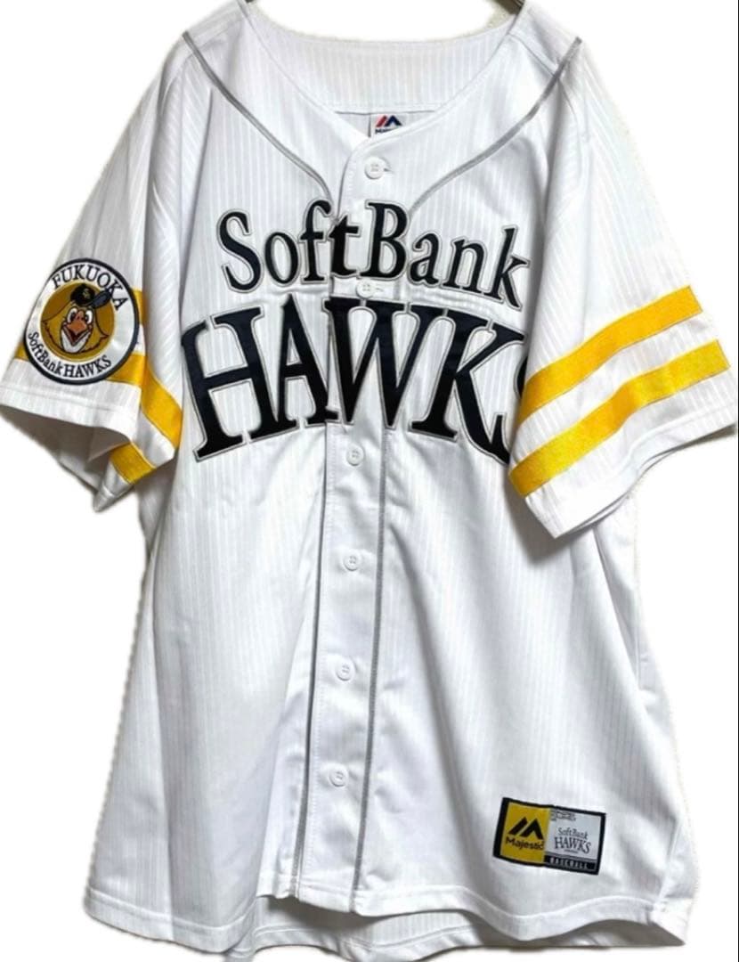 美品未着用　福岡ソフトバンクホークス 柳田悠岐 ユニフォームL