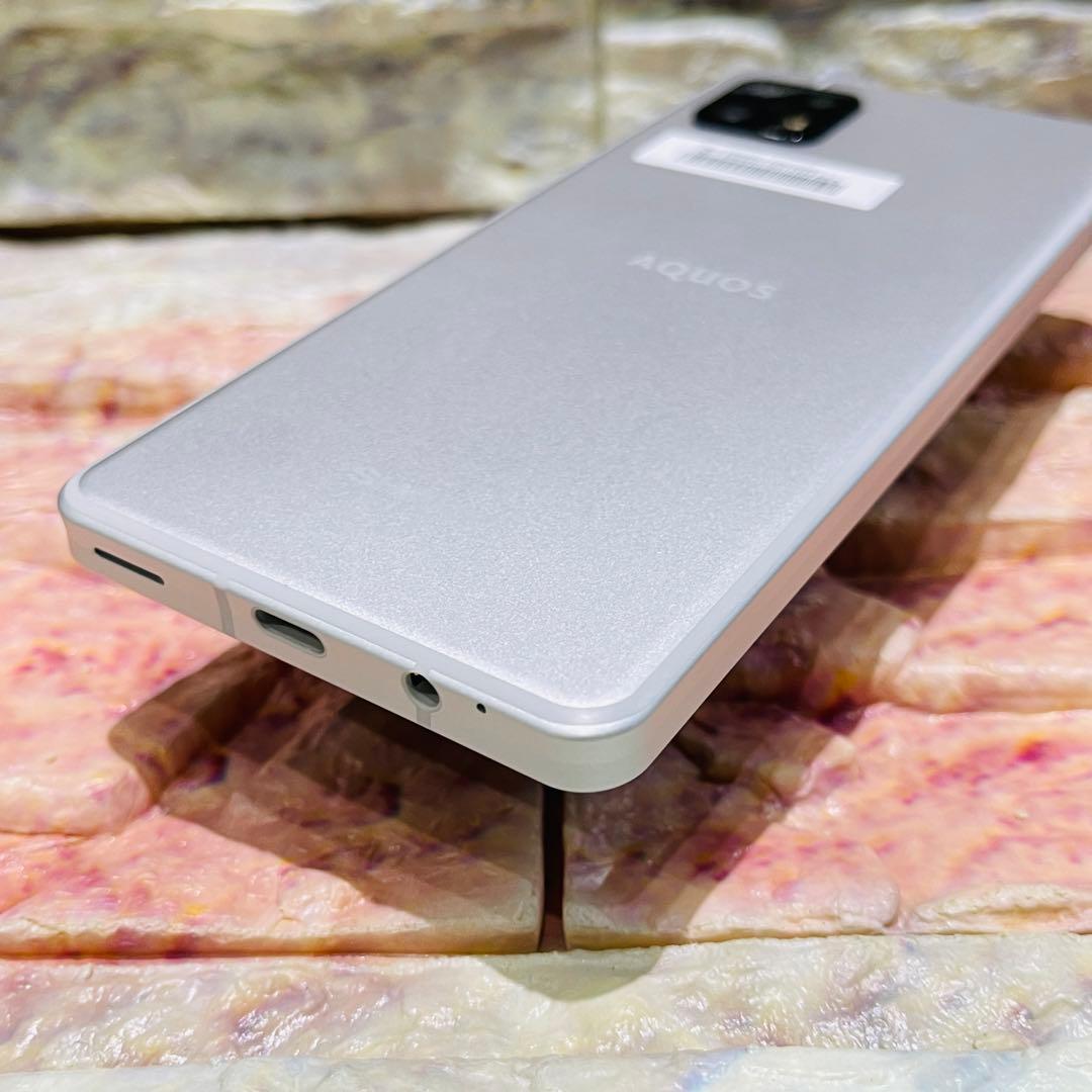 SIMフリー AQUOS sense6 64GB シルバー 電池良好