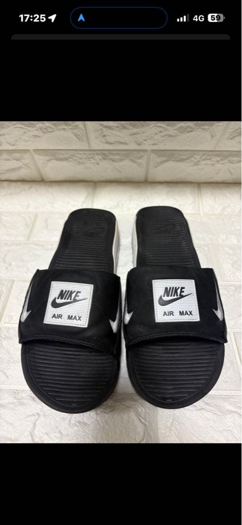 【美品】ナイキ NIKE AIRMAX 90 SLIDE 25cm