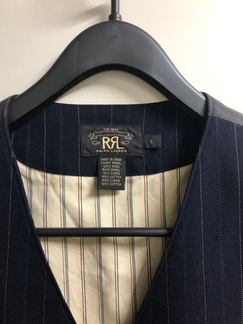 DOUBLE RRL rrl ベスト　ジレ　ジョニーデップ着　ラルフローレン