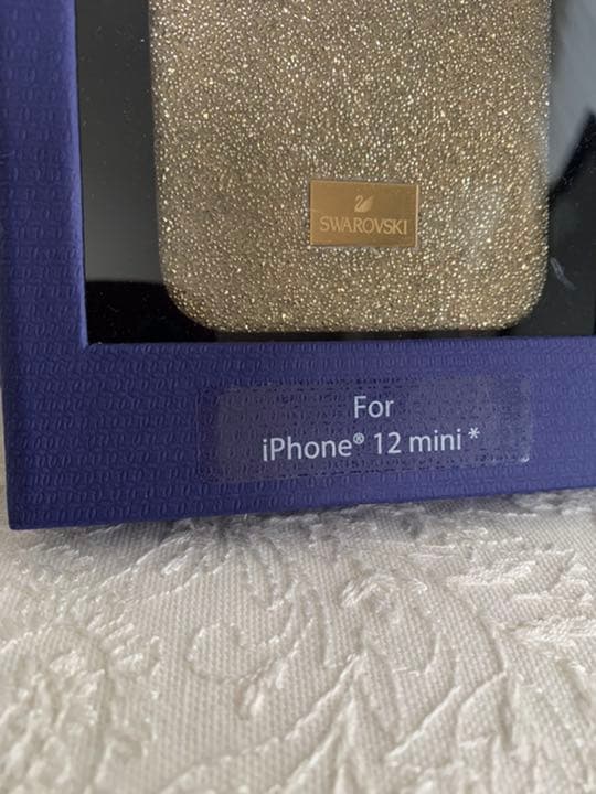 希少‼️新品未使用☆スワロフスキースマホケース(iPhone12 mini)箱付き