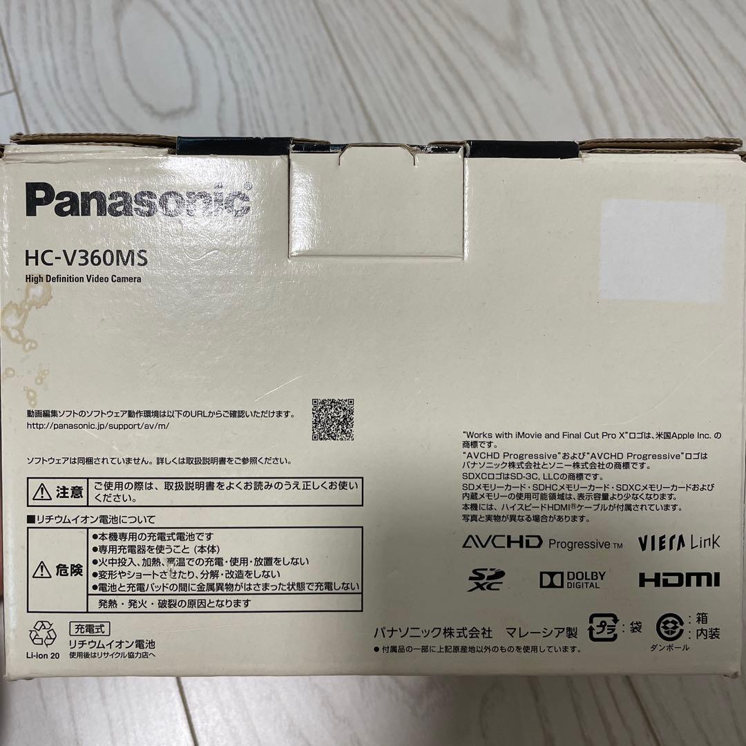 Panasonic HC-V360MS ビデオカメラ 本体