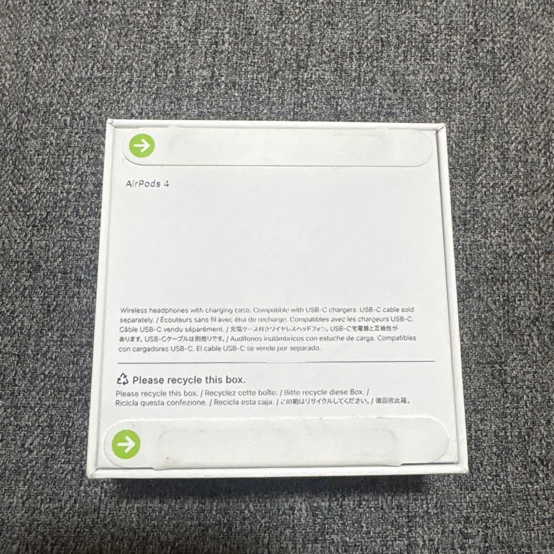 新品未開封　AirPods 4 本体