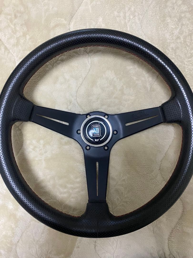 ナルディ NARDI ステアリング ディープ35φ 赤ステッチ