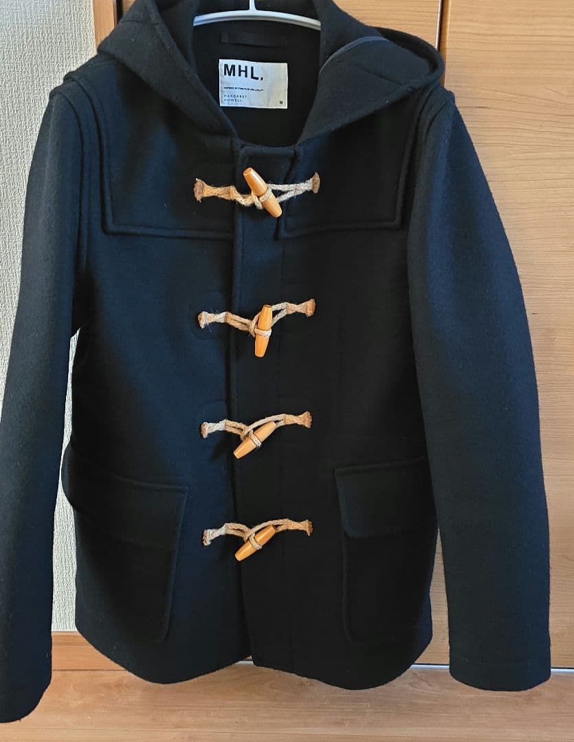 MHL, 黒 ダッフルコート M