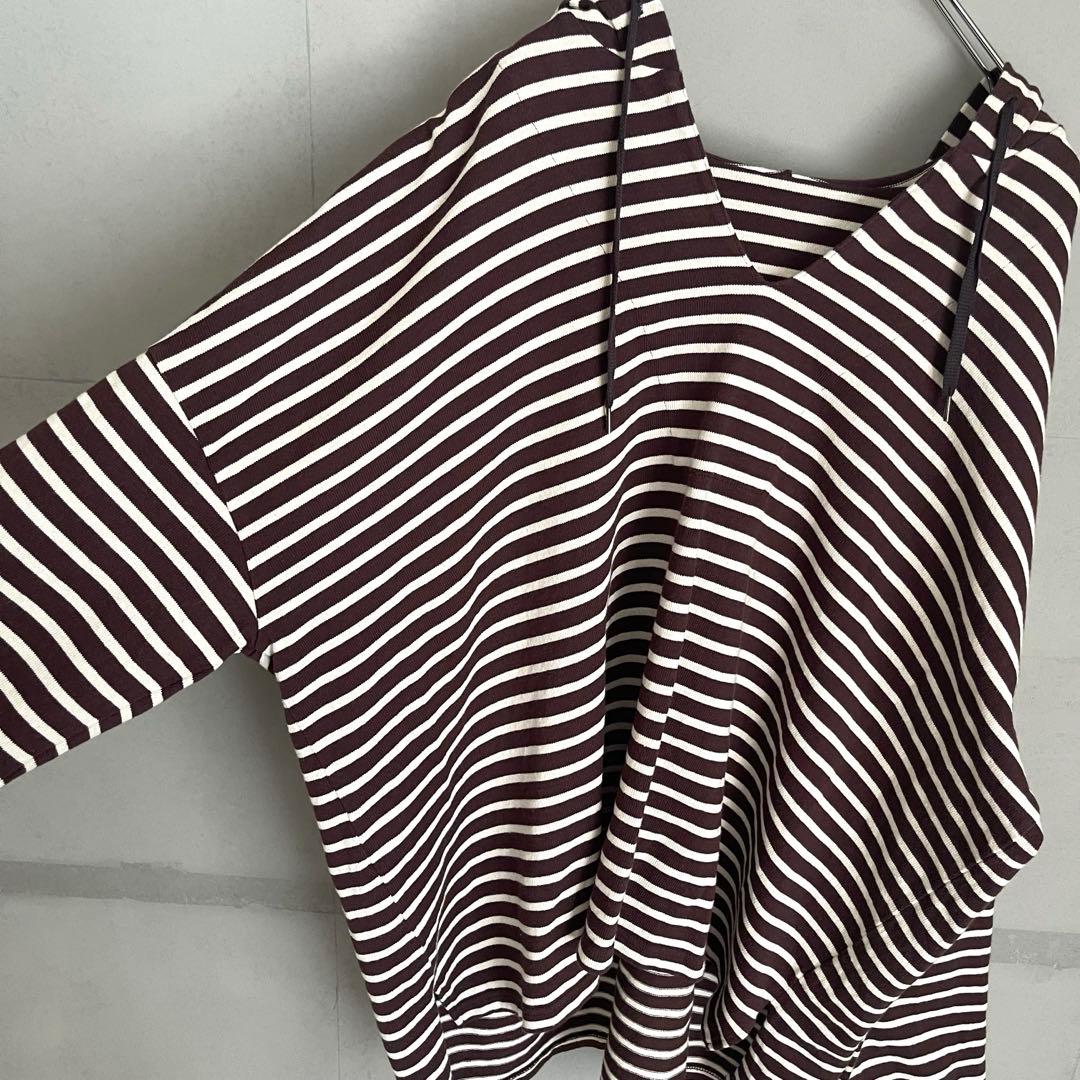 美品✨22年　ジャーナルスタンダードラックス　バスクボーダーフードプルオーバー