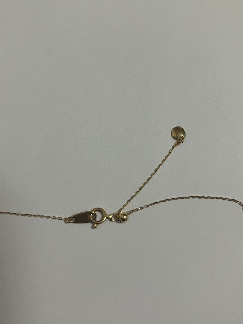 ete K10YG ミラーカットチェーン ネックレス　イエローゴールド