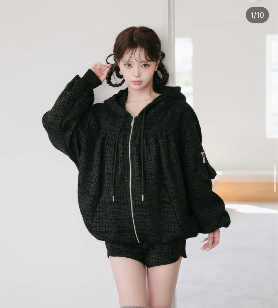 Darich ダーリッチ ツイードカーゴセットアップ