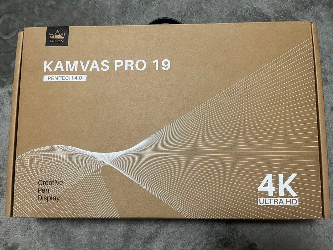 KAMVAS PRO 19 4Kペンタブレット ペーパーライクフィルム付き