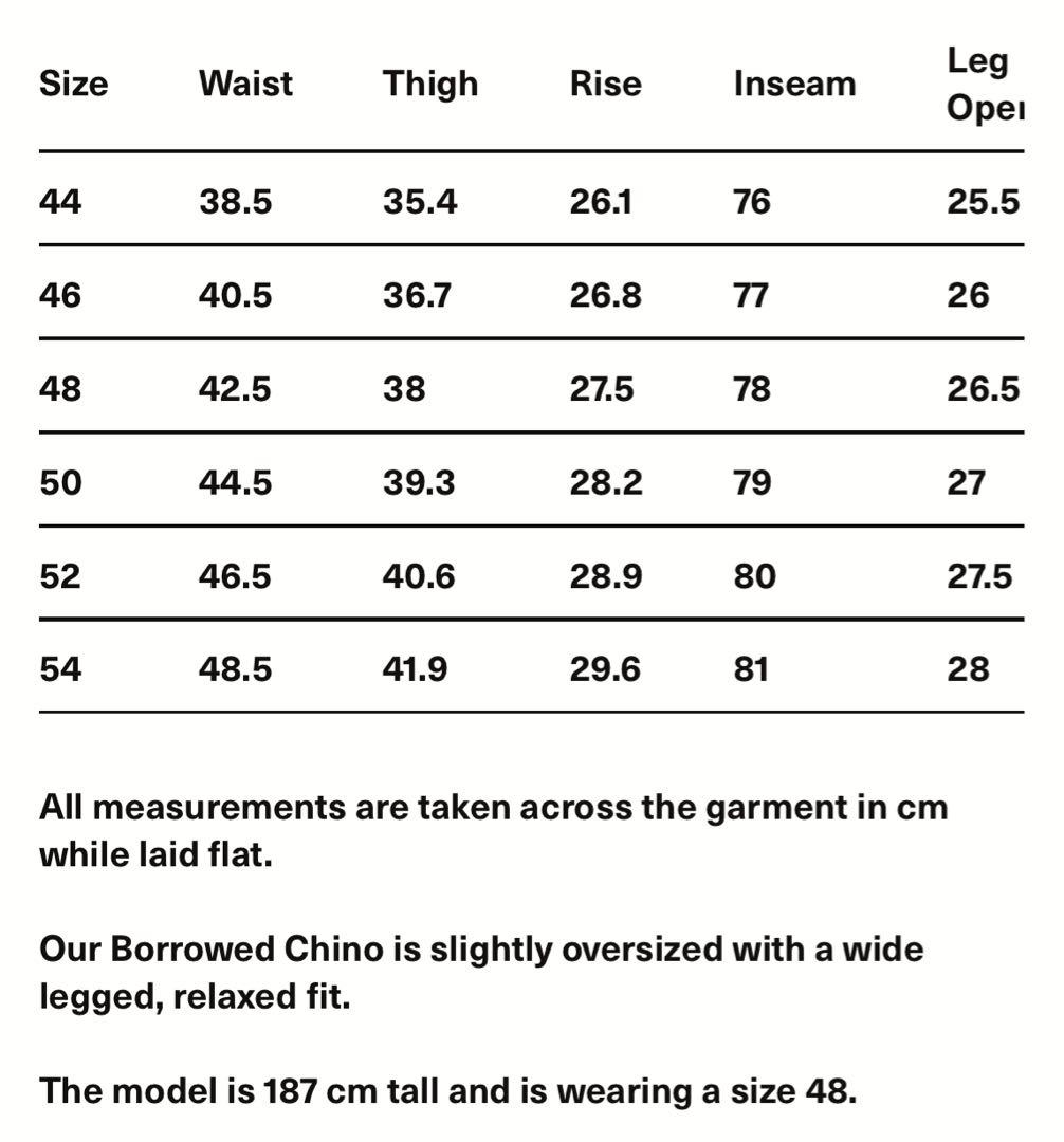 OUR LEGACY BORROWED CHINO ボロードチノ48