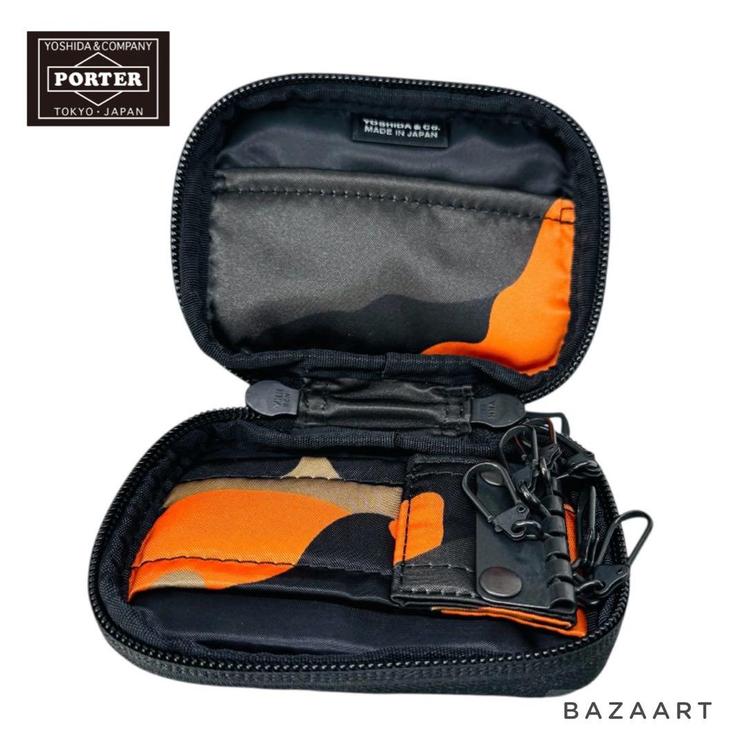 PORTER ポーター キーケース 限定品 ウッドランドカモ 6連 ポケット収納