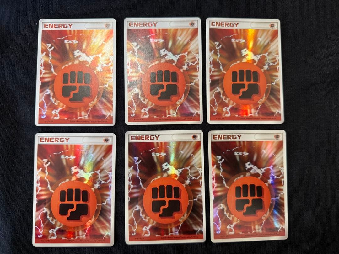 ポケモンカード エネルギー ホロン 闘タイプ 6枚セット キズあり