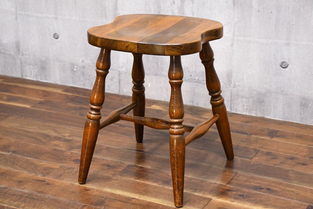 EIK43 飛騨産業 HIDA キツツキ 穂高シリーズ スツール ナラ/楢無垢材