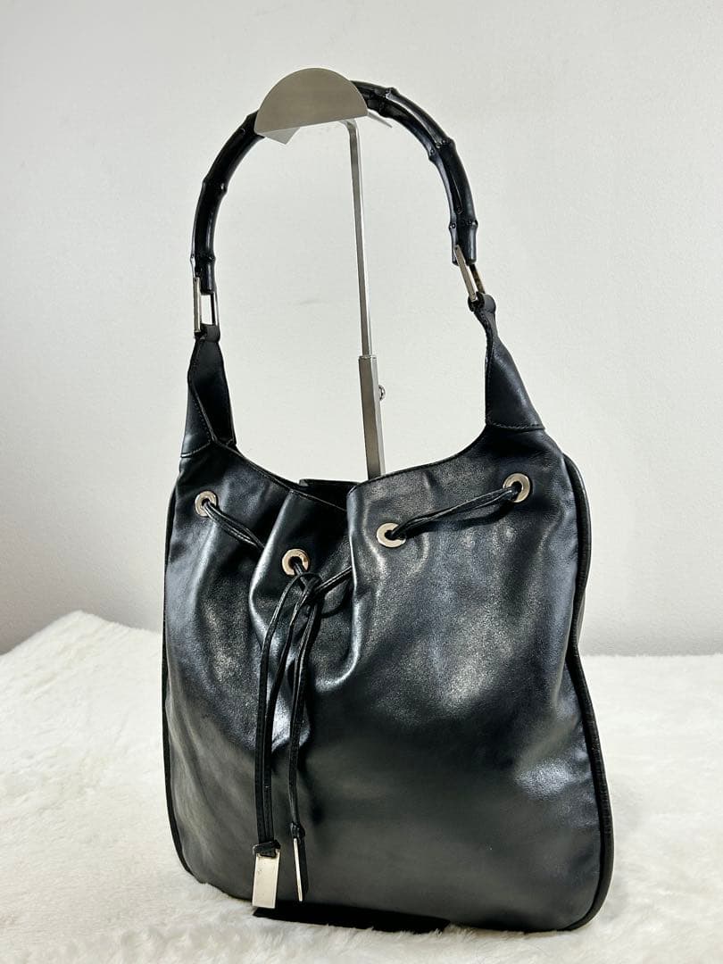 美品✨ GUCCI グッチ バンブー ショルダーバッグ