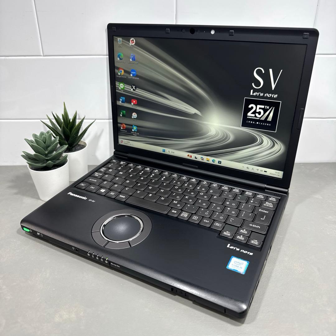 【極上品】レッツノートジェットブラックCFSV8☘️8世代i5☘NVMe512