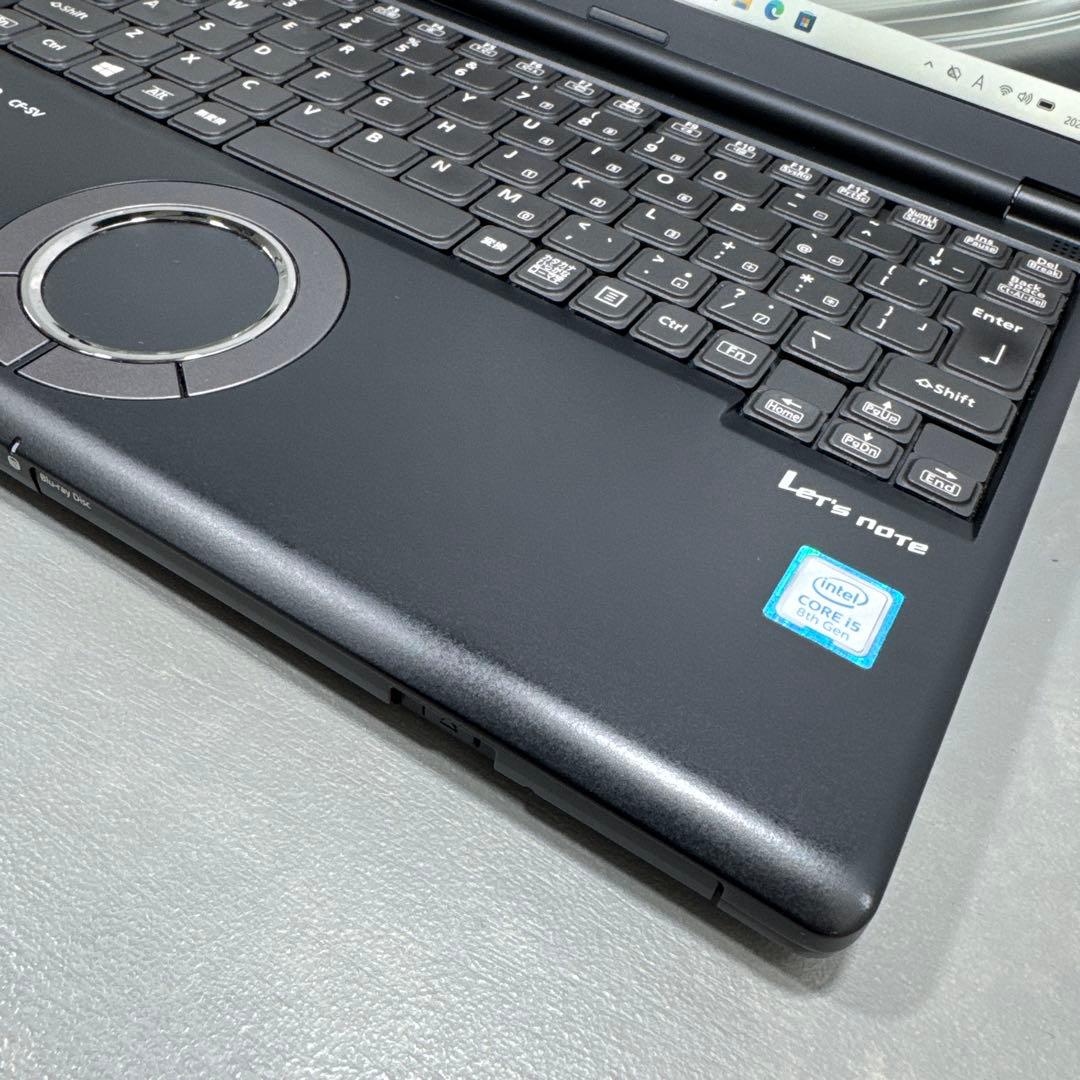 【極上品】レッツノートジェットブラックCFSV8☘️8世代i5☘NVMe512