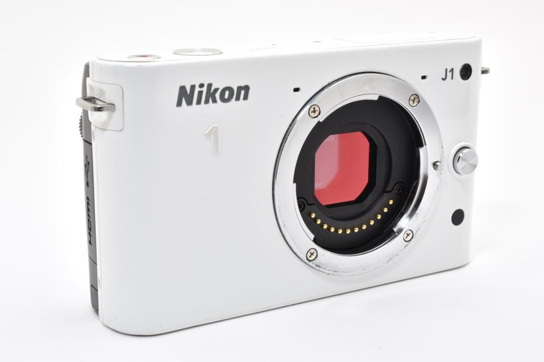 Nikon J1 ミラーレスデジタルカメラボディ ホワイト ニコン