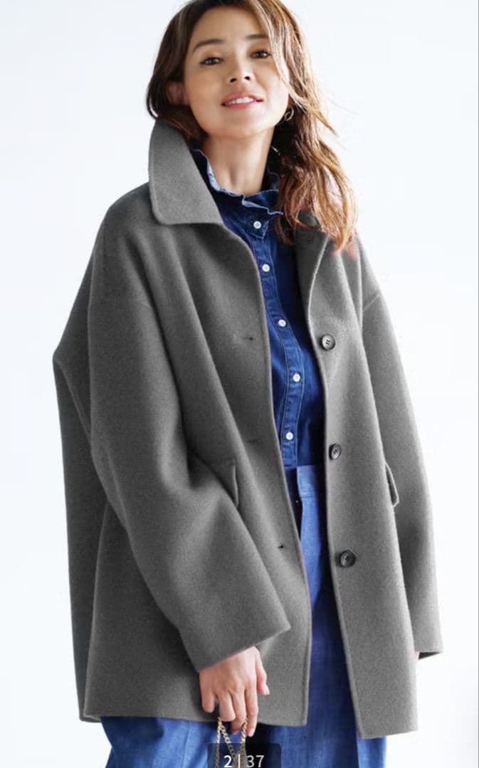 ドゥクラッセ　ピュアウールリバー・ミドルステンコート