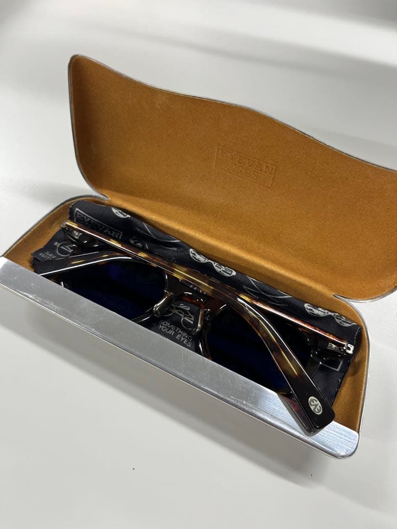 美品 EYEVAN7285 アイヴァン 740 301 サングラス べっ甲柄