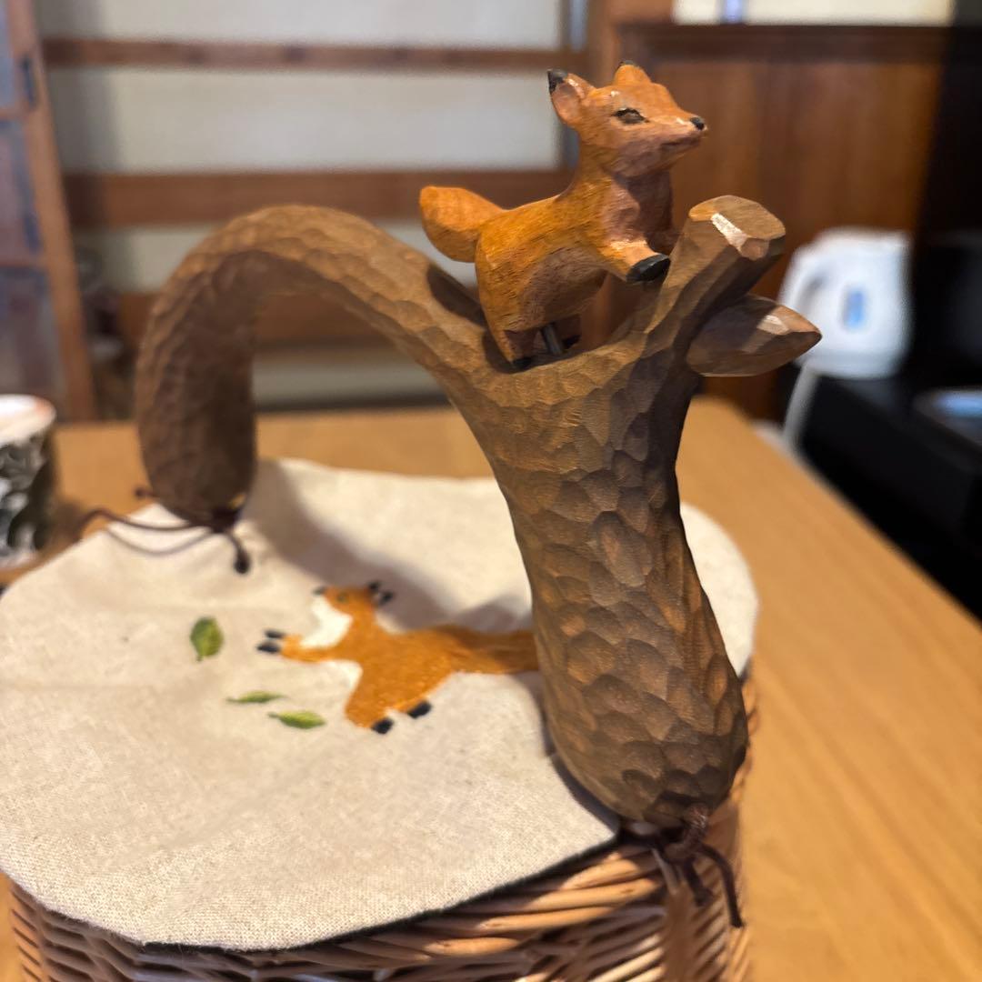 KIYATA きつねカゴバック未使用品