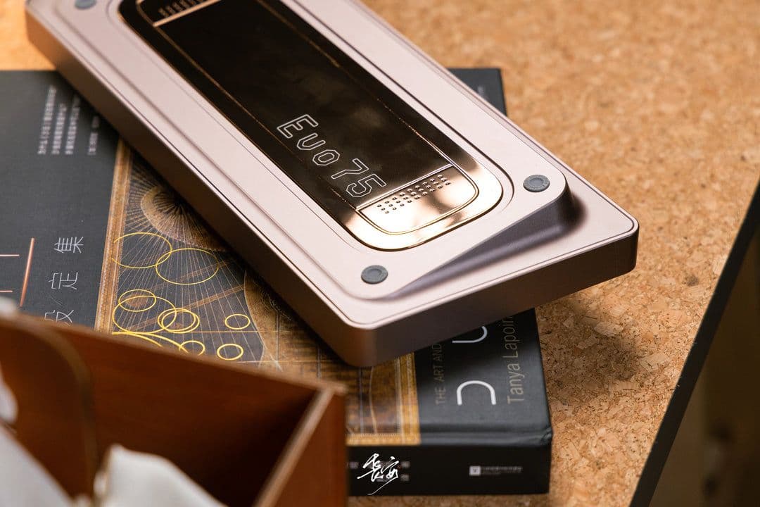 EVO75 サテンゴールド PPプレート (おまけキーキャップ無し)